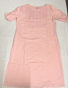 Fabindia Pink Cotton Kurta