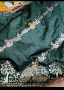 Exquisite Peacock embroidery saree