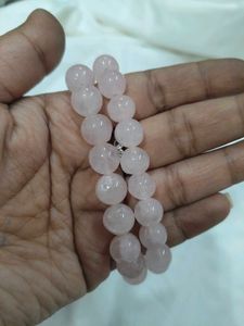 Rose Quartz Beaded Bracelet