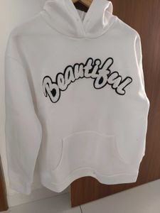 😍White 'Beautiful' Hoodie😍
