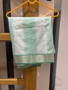 Mint green Palazzo Pants with Dupatta