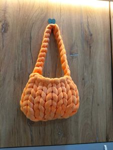 Chunky Knit Orange Handbag💥