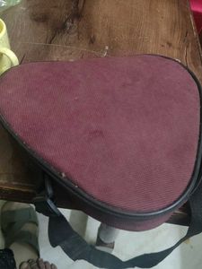 Maroon Canvas lunch bag
