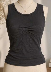 Y2K Bow Detail Tank Top