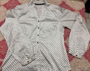 Chic Polka Dot Long Sleeve Blouse