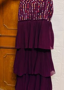 Elegant Tiered Sequin Dress