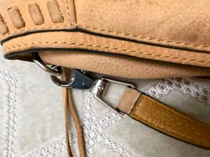 Tan Leather Crossbody Bag