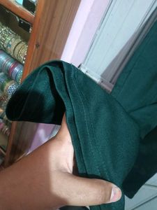 Green Fitted Trousers
