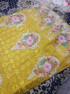 Yellow Embroidered Kurta Set