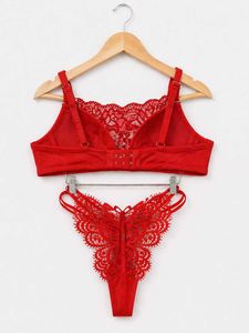 Stunning Red Lace Bra &amp; Panty Set ❤️