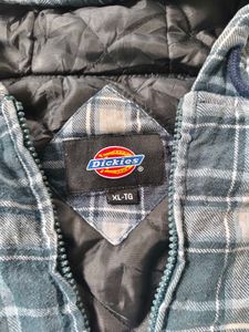 Dickies 2000s Plaid Quilted Hooded Jacket