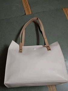 Stylish Cream Tote Bag