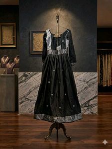 Elegant Black Ethnic Gown