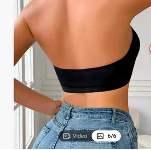 Lace Trim Halter Bralette