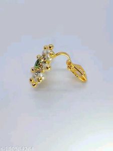 Beautiful press nath nose ring combo