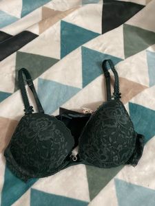 Hunkemoller Lace Detail Push-Up Bra