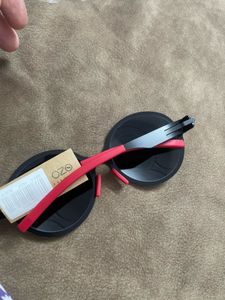 Red Tortoiseshell Cat-Eye Sunglasses