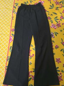 y2k flare black pants