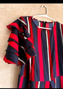 Stylish Striped Jumpsuit