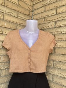 Cute Ribbed Crop Top