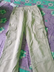 Beige Cargo Pants