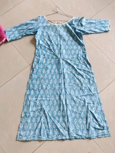 Beautiful Handblock Print Sanganeri Cotton Kurta