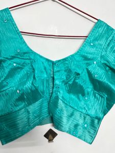 Beautiful Teal Embroidered Blouse