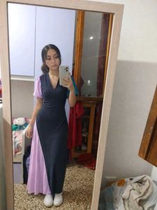 Colorblock Maxi Dress
