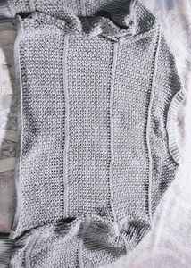Light Blue Knit Cardigan Sweater