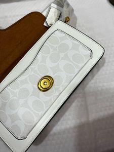 Coach Tabby White Shoulder Bag