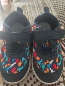 spider man shoes and dinasaur