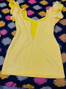 Designer Yellow Lehenga Choli Set