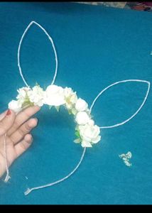 Floral Bunny hairband cat women girl
