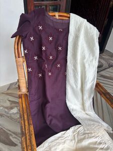 Elegant Embroidered Kurta Set