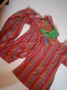 Striped Kurta Set