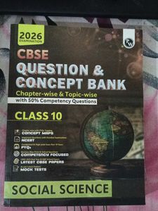 CBSE Class 10 Social Science Question Bank 2026