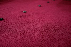 Men’s Maroon Textured Half Sleeve Shirt