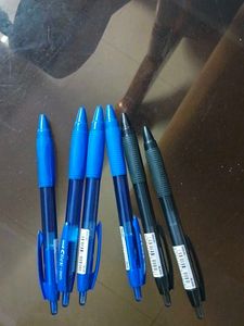 Uni-Ball Click-Gel Pens - 6 Pack