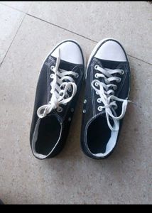 Classic Black Sneakers