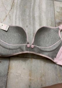 Elegant Lace Trim Comfort Bra