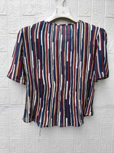New with tag Striped Short Sleeve Top