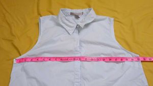 Forever 21 sleeveless button-down shirt