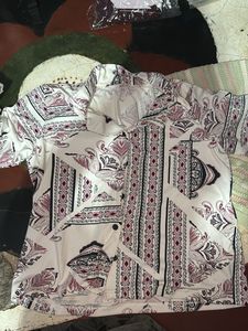 Chic Knit Tops &amp; Printed Skirt Set