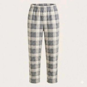 Korean Cozy Plaid Lounge Pants