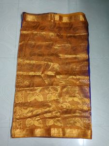 Beautiful Shiny Pattu Saree With Blouse