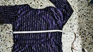 Price Drop ☔ Purple Striped Gown
