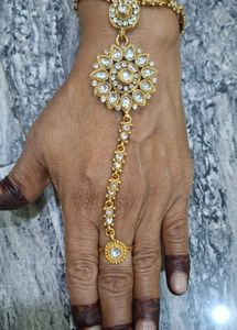 Exquisite Hand Bracelet with Ring