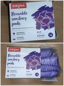 Sirona Reusable Sanitary Pads Pack of 4