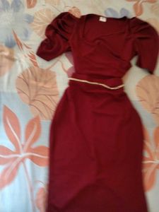 Elegant Red 2-piece dress 🧚‍♂️