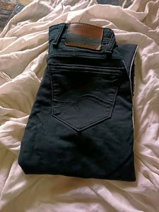 Black Side Stripe Jeans